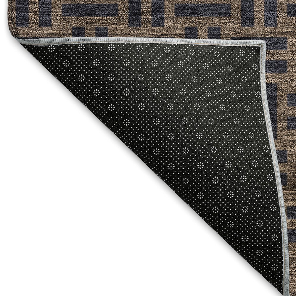 Premium Machine Washable Mayfield AMF925 Chocolate 9' x 12' Rug. Picture 2