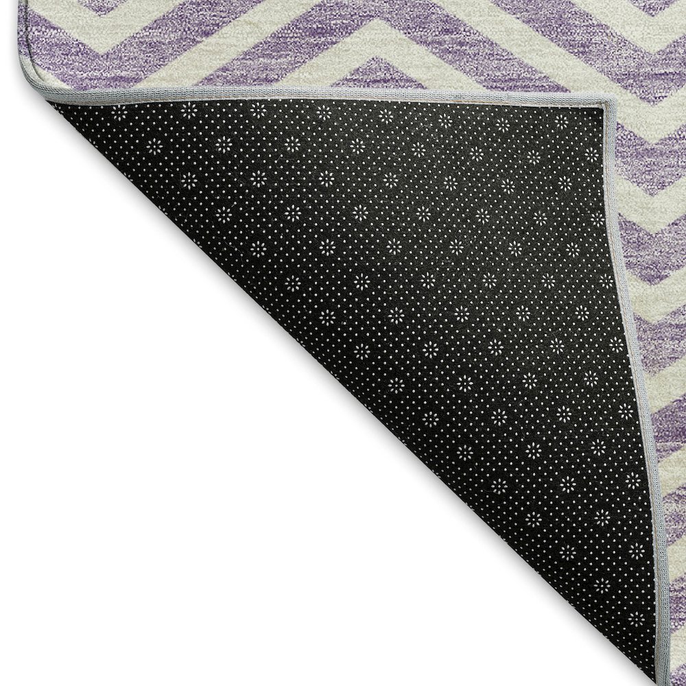 Premium Machine Washable Mayfield AMF934 Lilac 9' x 12' Rug. Picture 2