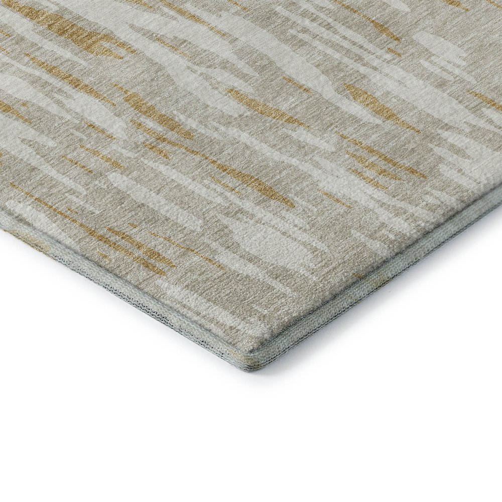 Premium Machine Washable Mayfield AMF945 Gold 9' x 12' Rug. Picture 3