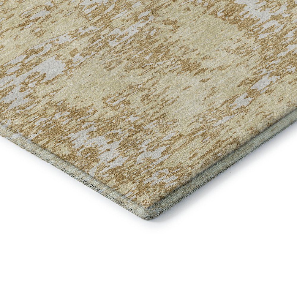Premium Machine Washable Mayfield AMF946 Gold 9' x 12' Rug. Picture 3