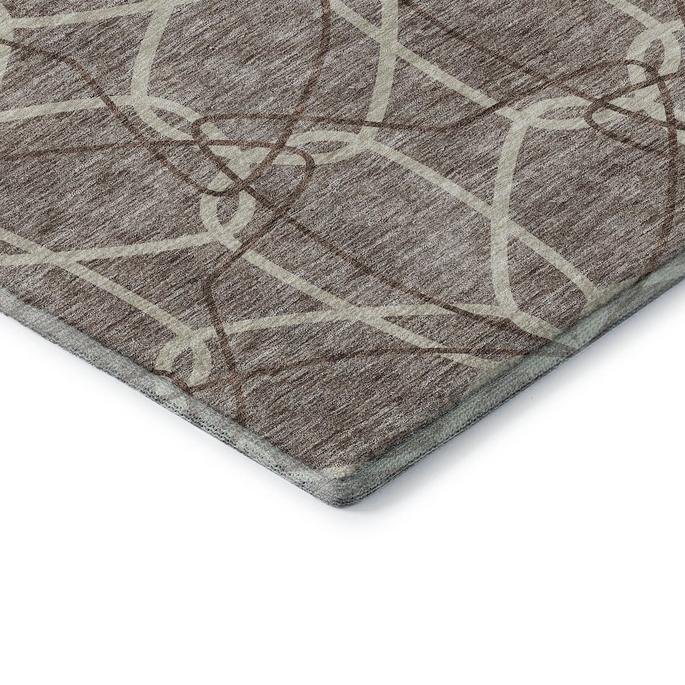 Premium Machine Washable Mayfield AMF950 Taupe 9' x 12' Rug. Picture 3