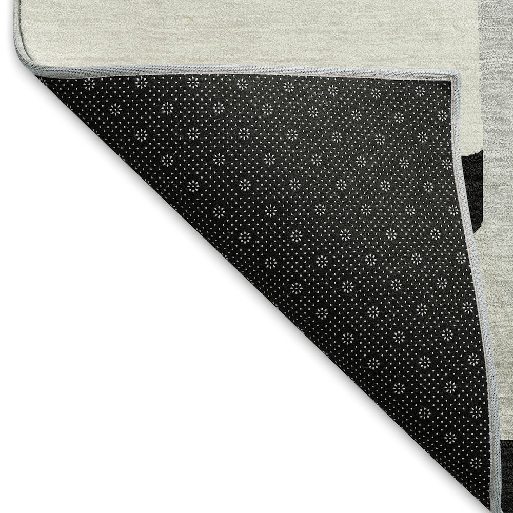 Premium Machine Washable Mayfield AMF955 Black 9' x 12' Rug. Picture 2