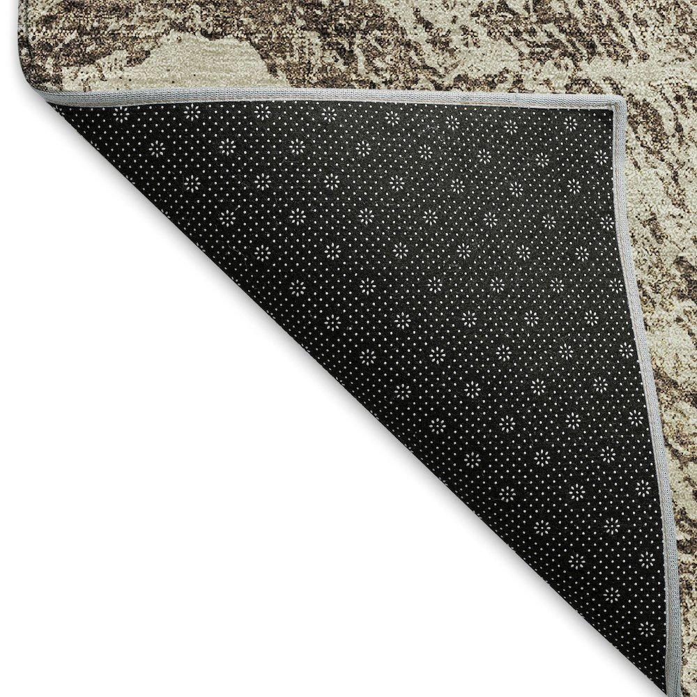 Premium Machine Washable Mayfield AMF971 Brown 9' x 12' Rug. Picture 2