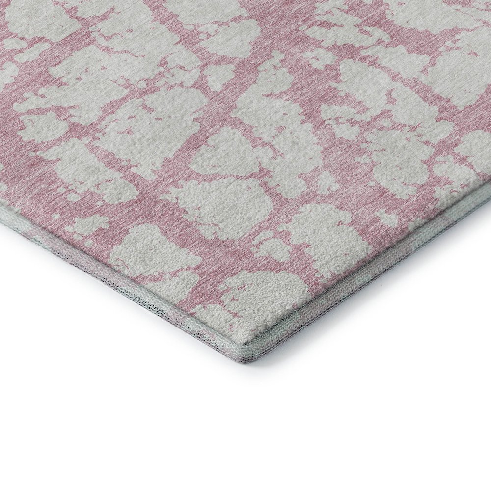 Premium Machine Washable Mayfield AMF972 Pink 9' x 12' Rug. Picture 3
