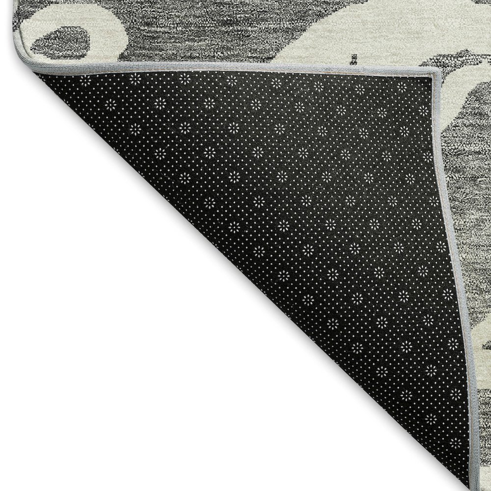 Premium Machine Washable Mayfield AMF973 Gray 9' x 12' Rug. Picture 2