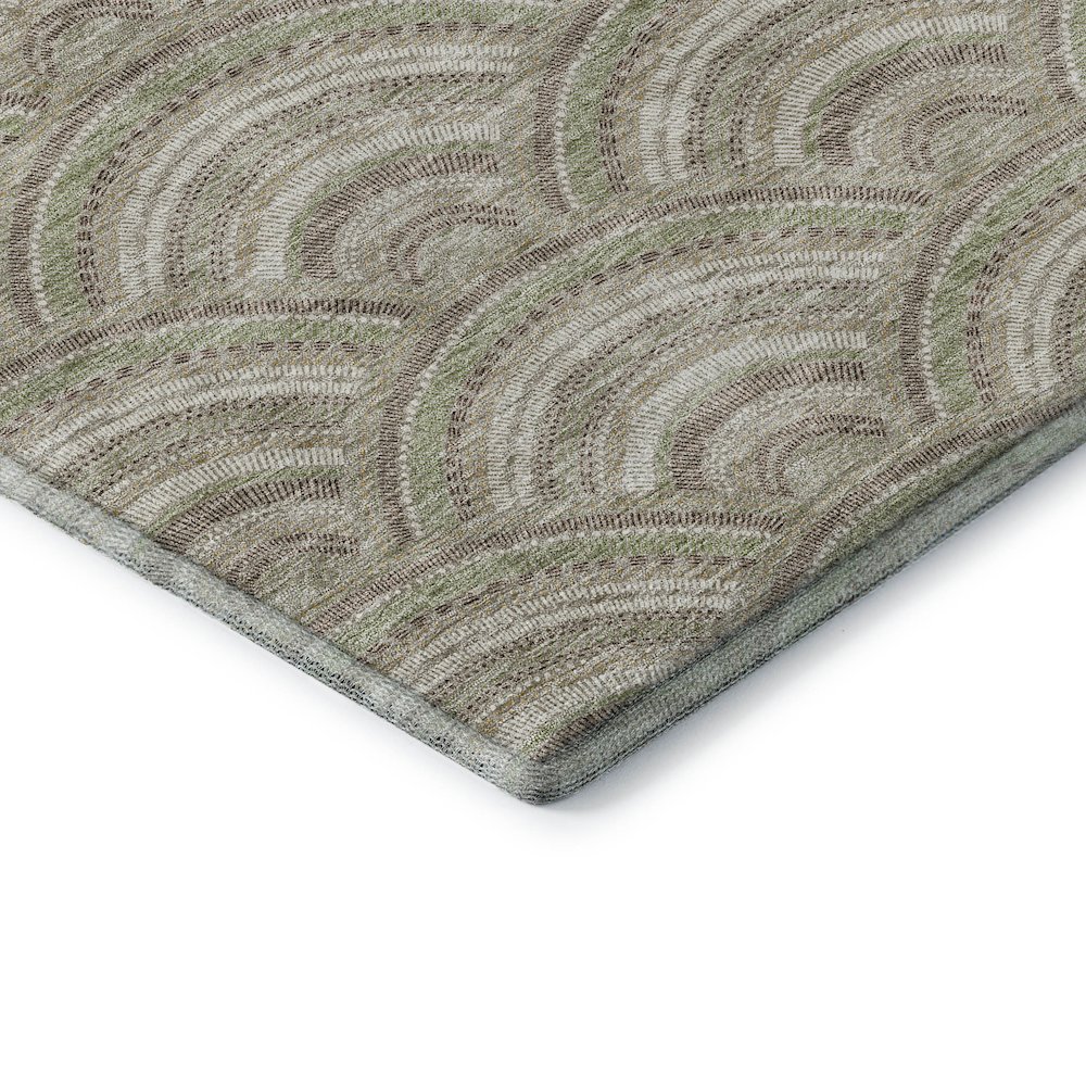 Premium Machine Washable Mayfield AMF984 Taupe 9' x 12' Rug. Picture 3