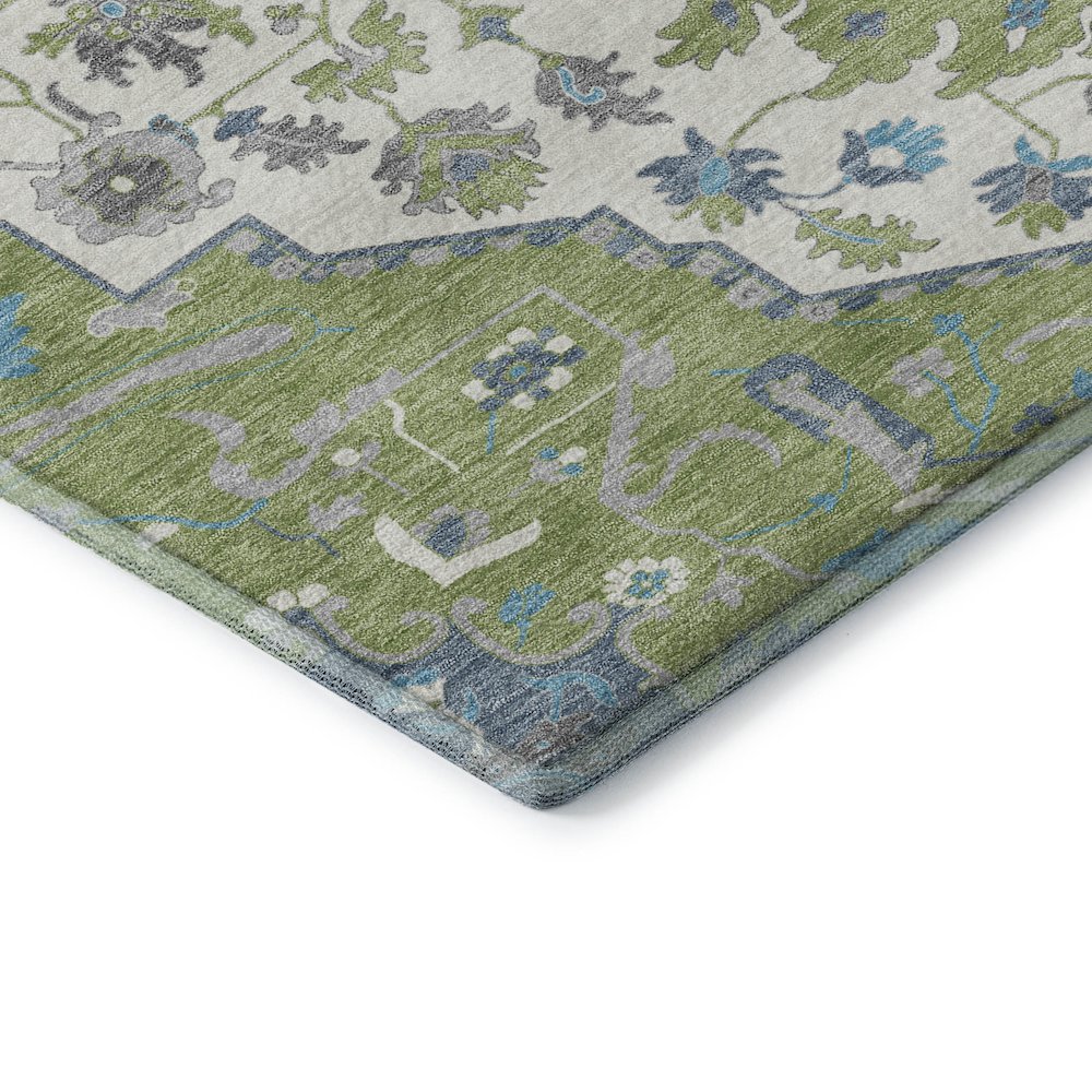 Premium Machine Washable Mayfield AMF985 Aloe 9' x 12' Rug. Picture 3