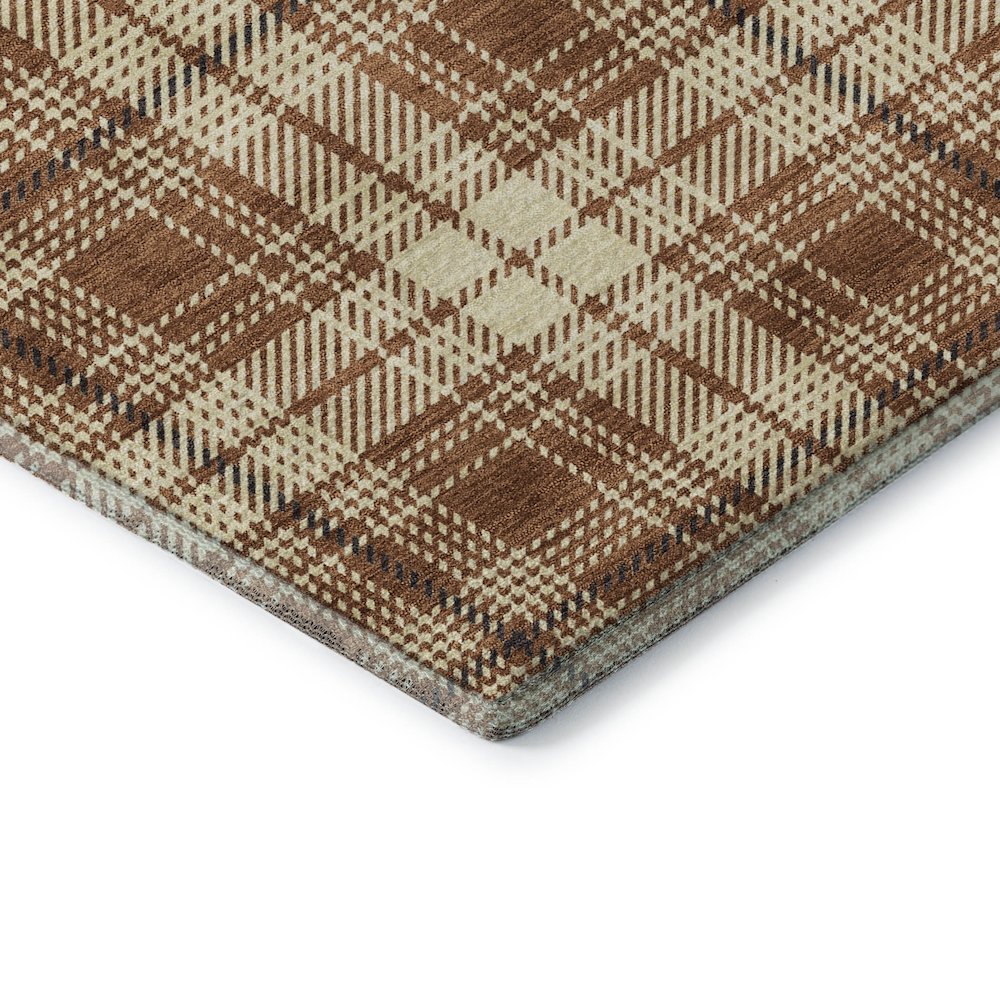 Premium Machine Washable Mayfield AMF993 Paprika 9' x 12' Rug. Picture 3