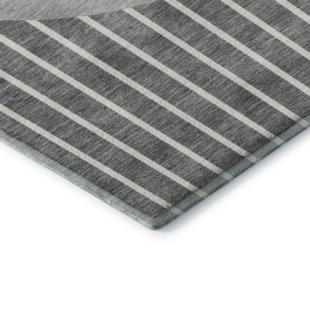 Premium Machine Washable Mayfield AMF994 Gray 9' x 12' Rug. Picture 3