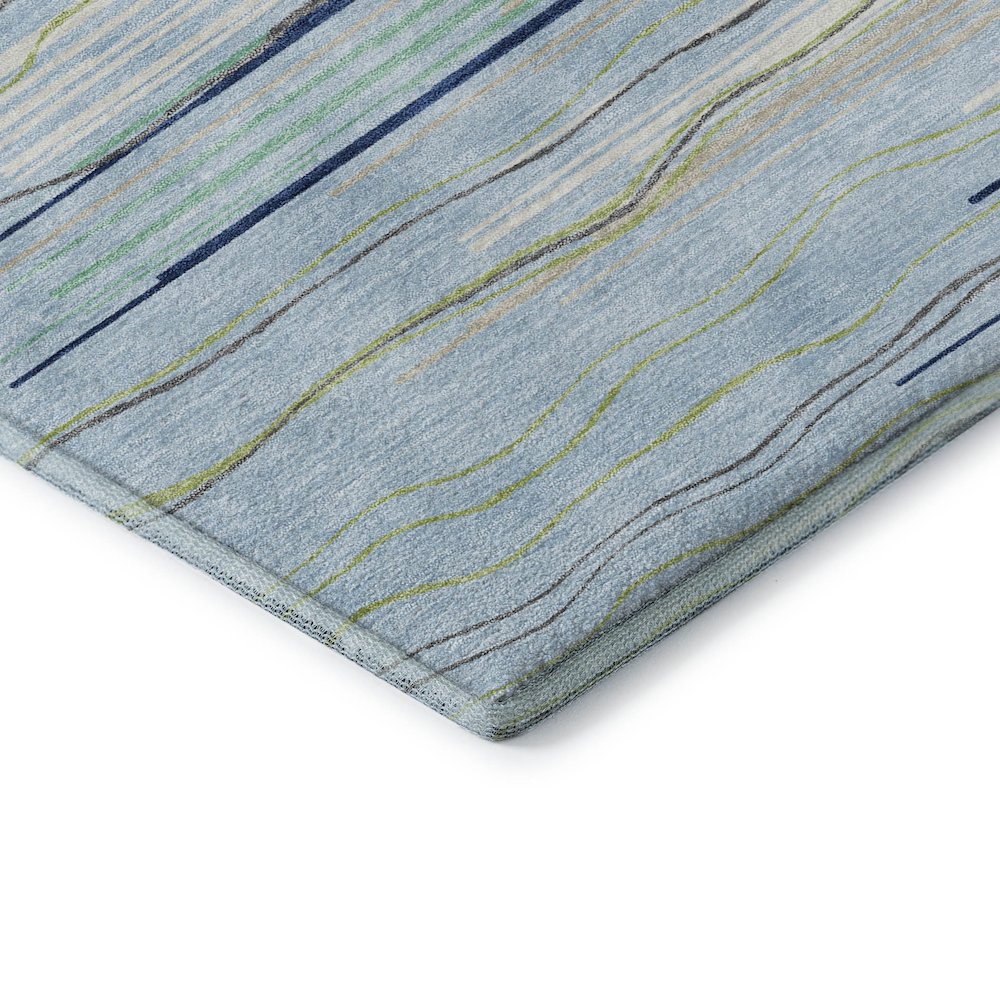 Premium Machine Washable Mayfield AMF996 Sky 9' x 12' Rug. Picture 3