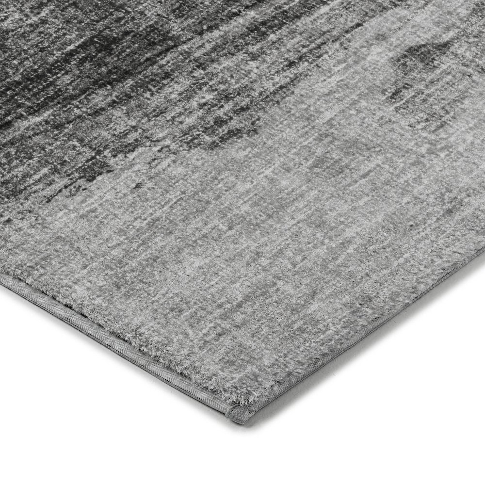 Luxury Washable Boca Pewter 9' x 12' Rug. Picture 2