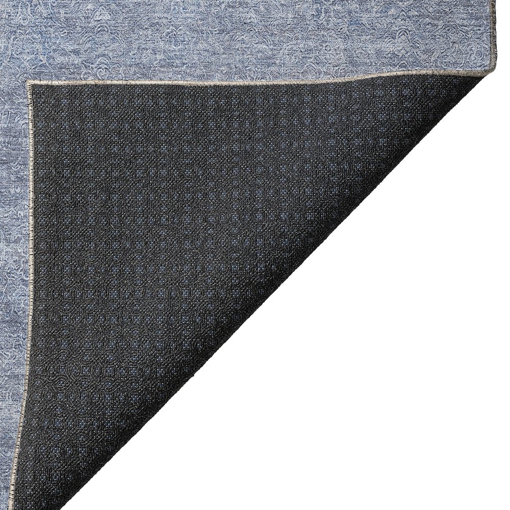 Luxury Washable Indoor/Outdoor Burano Sky 9' x 12' Rug. Picture 4