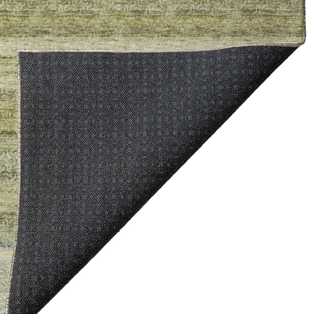 Luxury Washable Indoor/Outdoor Burano Aloe 9' x 12' Rug. Picture 4
