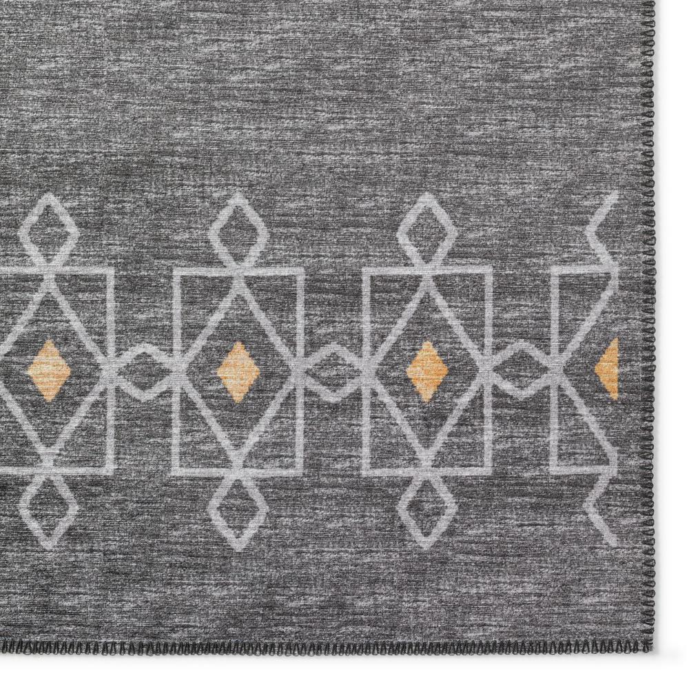 Yuma Gray Transitional Southwest 8' x 10' Area Rug Gray AYU33. Picture 2
