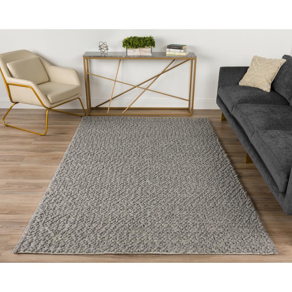 Gorbea GR1 Pewter 9' x 13' Rug. Picture 2