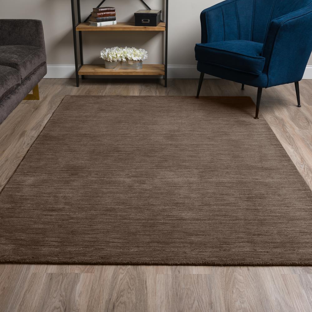 Rafia RF100 Chocolate 9' x 13' Rug. Picture 2