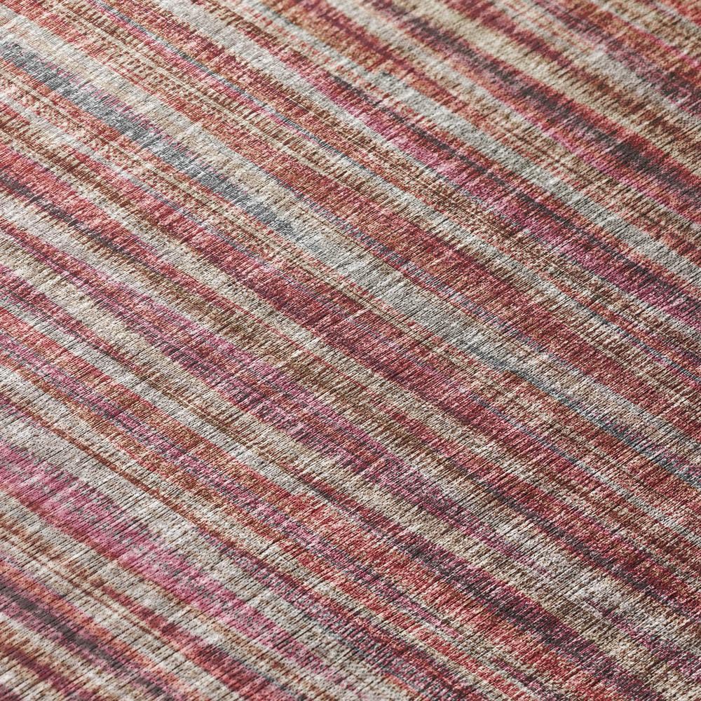 Waverly Burgundy Contemporary Striped 8' x 10' Area Rug Burgundy AWA31. Picture 5