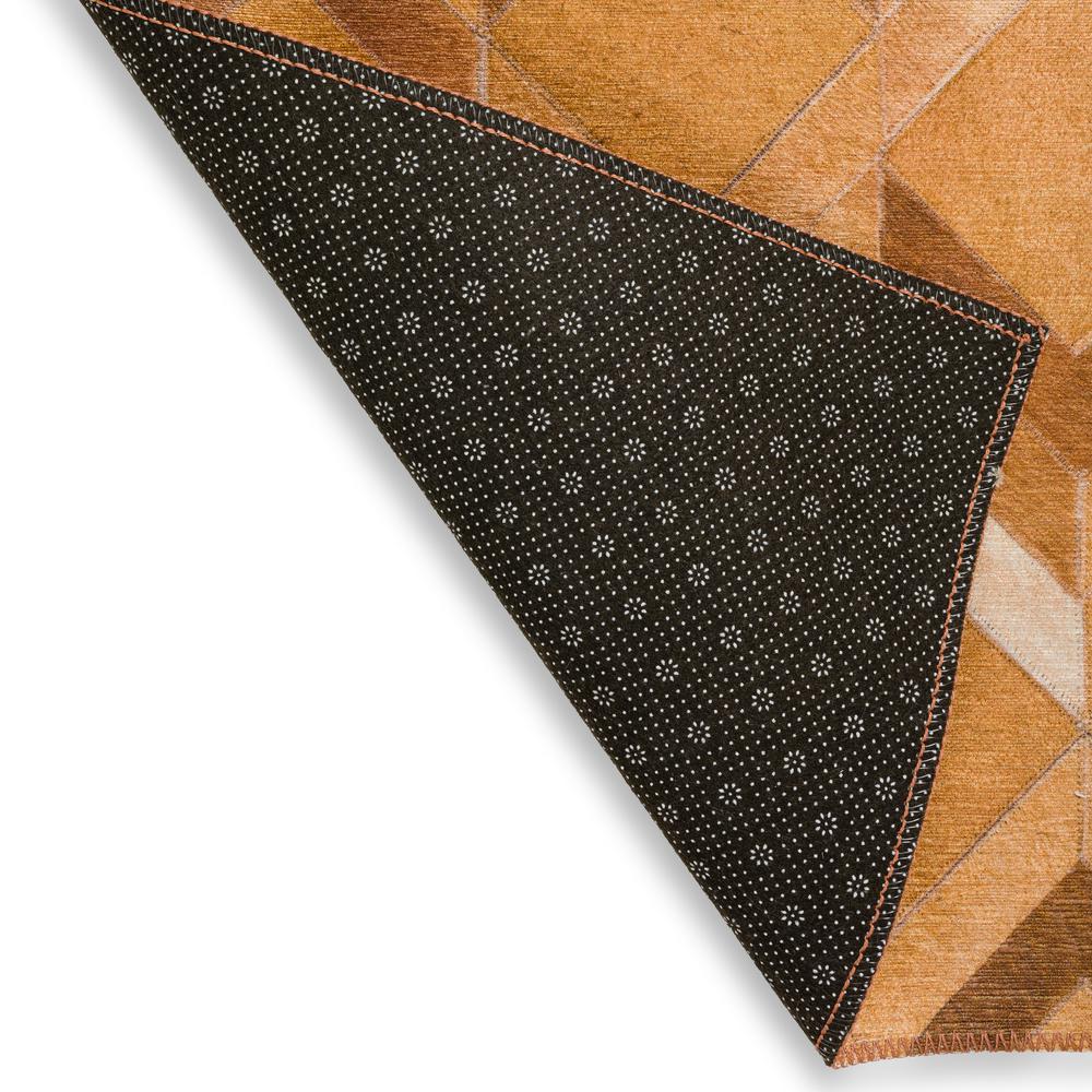 Laredo Brown Animal Patchwork 8' x 10' Area Rug Brown ALR35. Picture 4