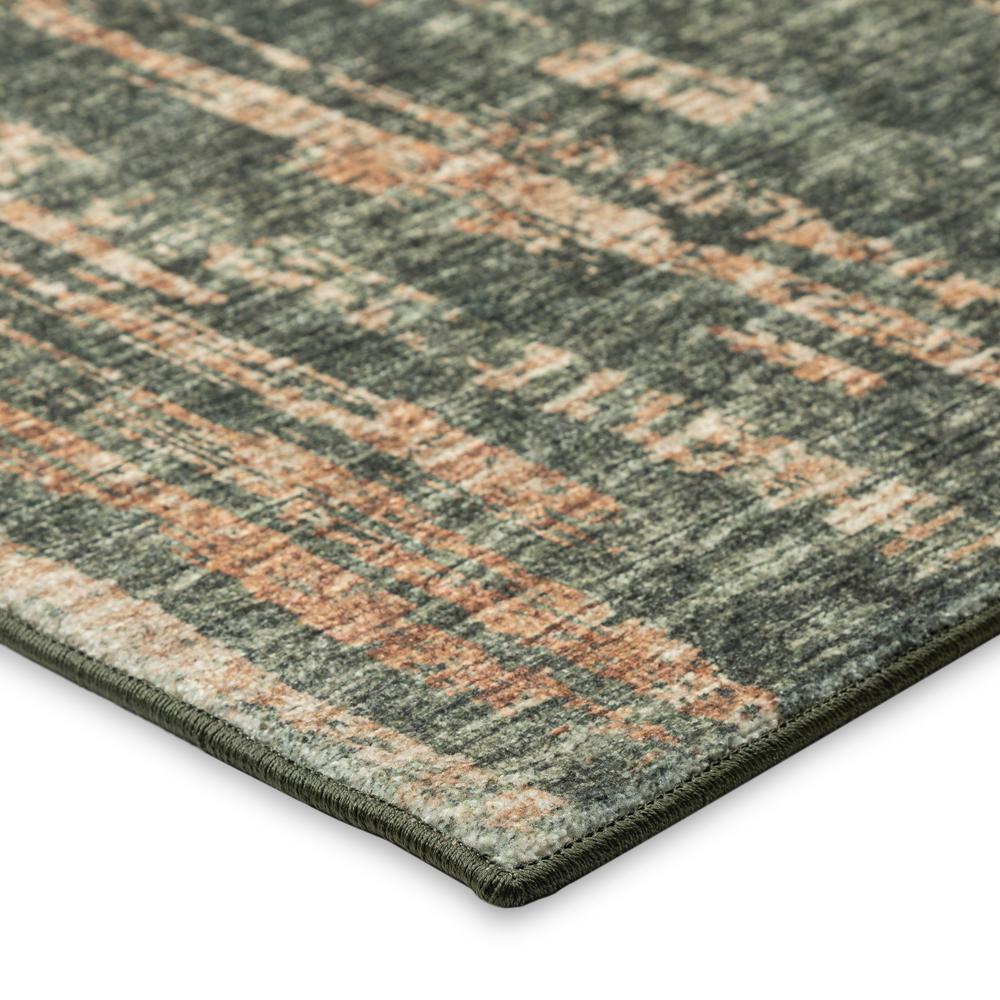 Winslow WL6 Olive 4' x 4' Round Rug. Picture 4