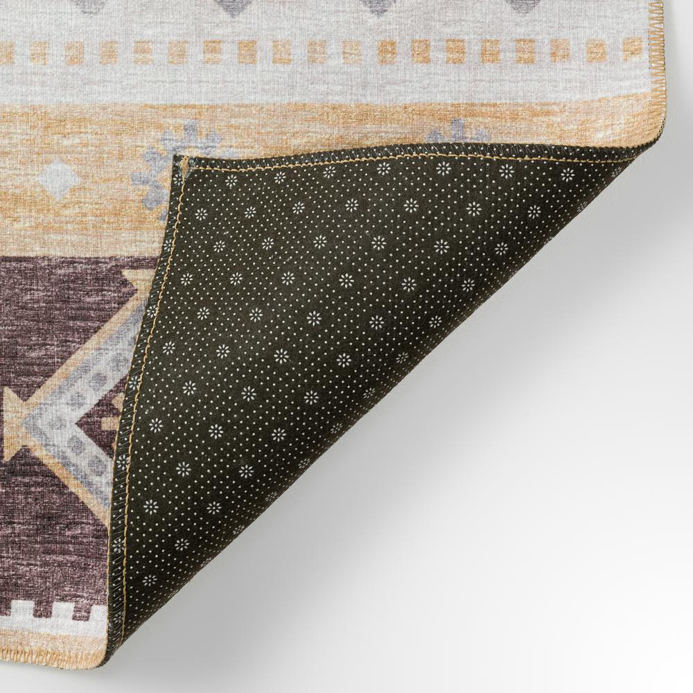 Yuma Gilded Transitional Southwest 8' x 10' Area Rug Gilded AYU42. Picture 4