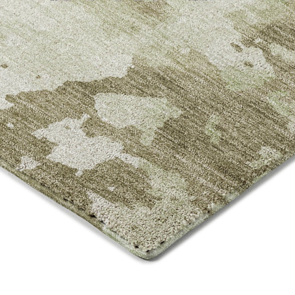 Luxury Washable Indoor/Outdoor Kochi Aloe 9' x 12' Rug. Picture 2