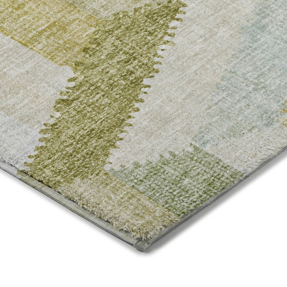 Luxury Washable Lorenzo Aloe 9' x 12' Rug. Picture 2