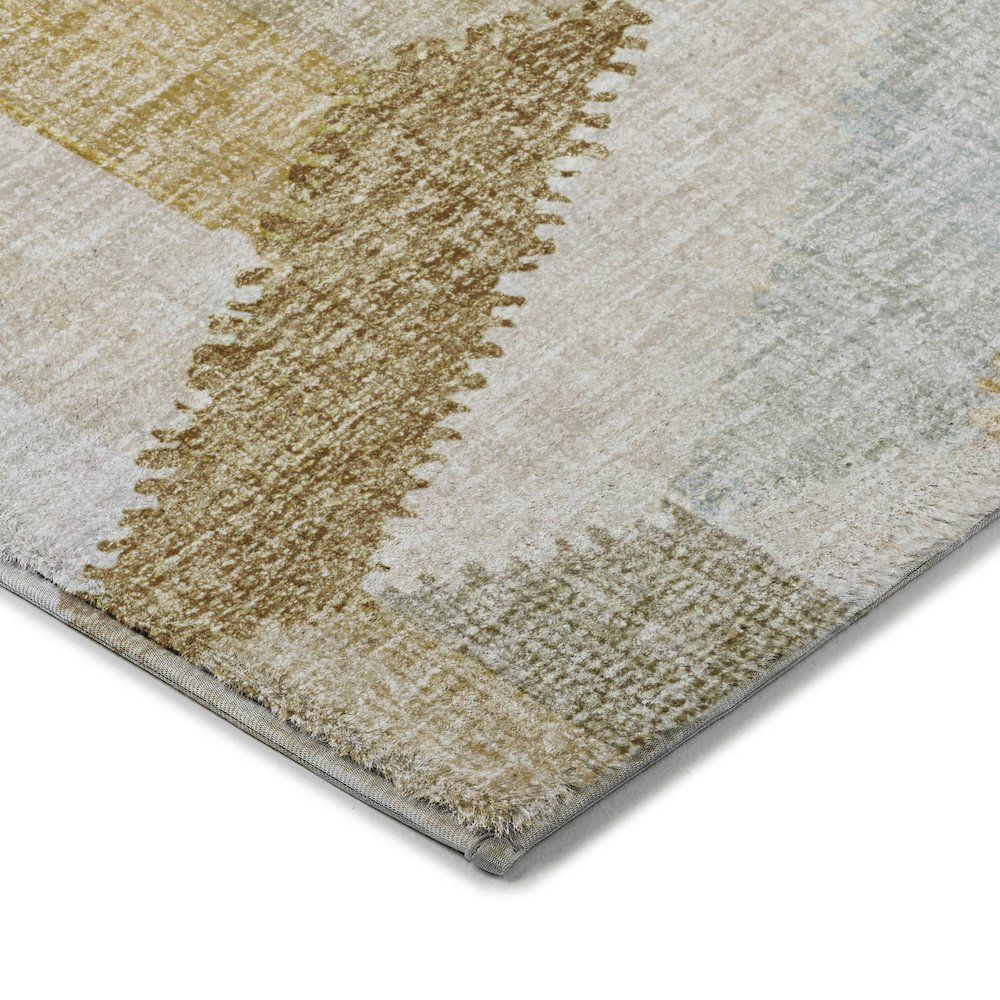 Luxury Washable Lorenzo Tan 9' x 12' Rug. Picture 2