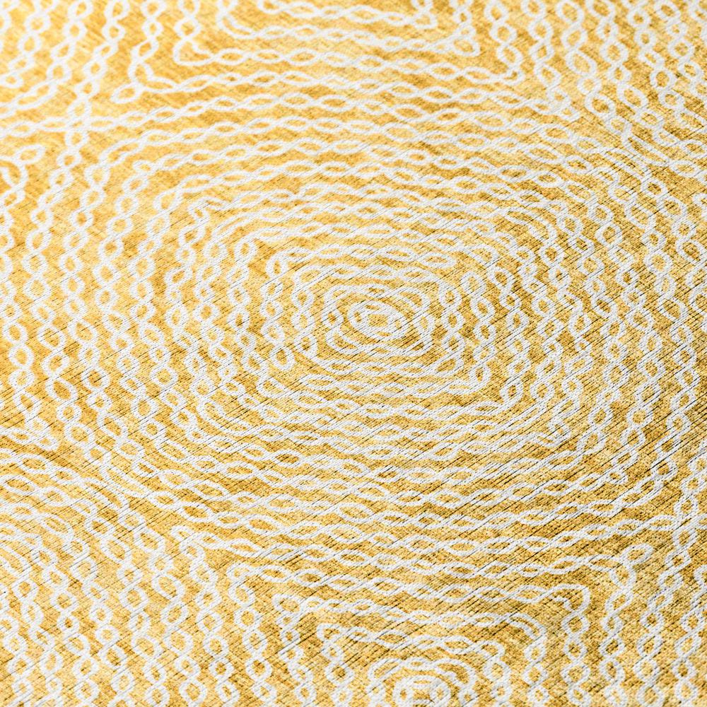 Bravado Gilded Transitional Geometric 8' x 10' Area Rug Gilded ABV33. Picture 5