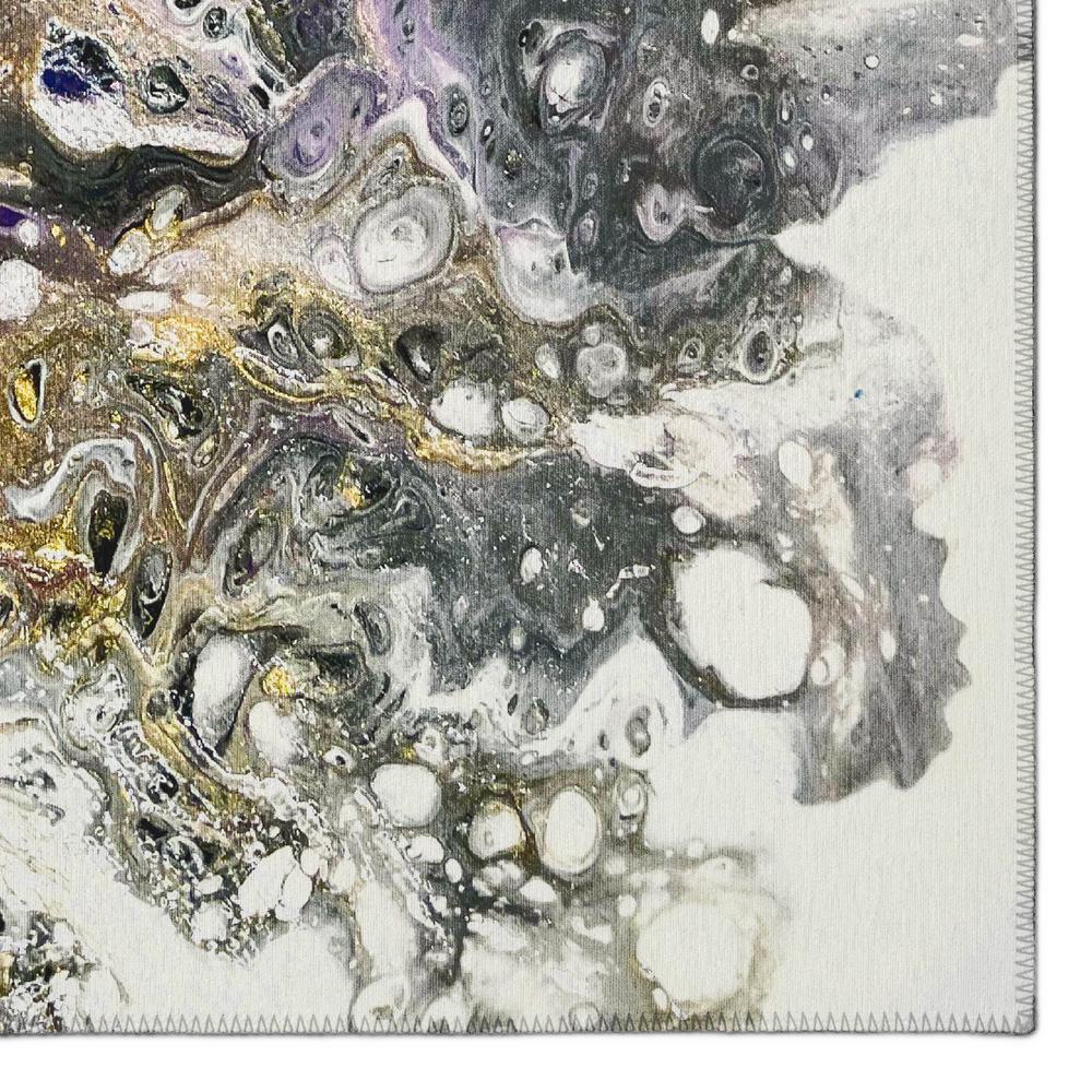 Karina Amethyst Modern Abstract 8' x 10' Area Rug Amethyst AKC37. Picture 2