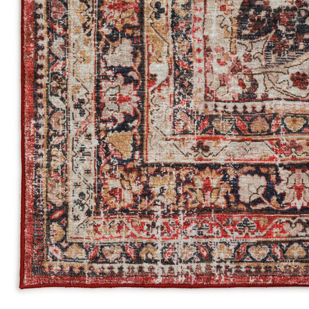Jericho JC6 Garnet 4' x 4' Round Rug. Picture 3