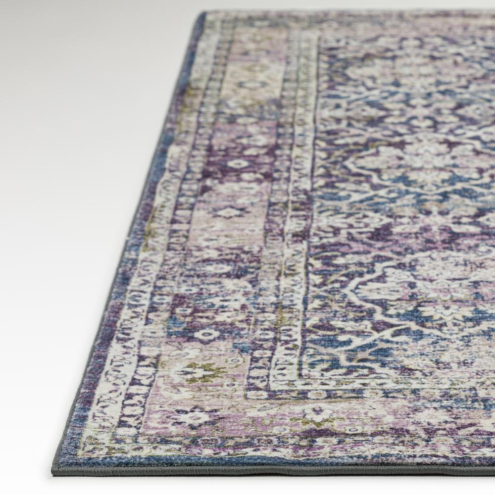 Jericho JC3 Violet 4' x 4' Round Rug. Picture 5