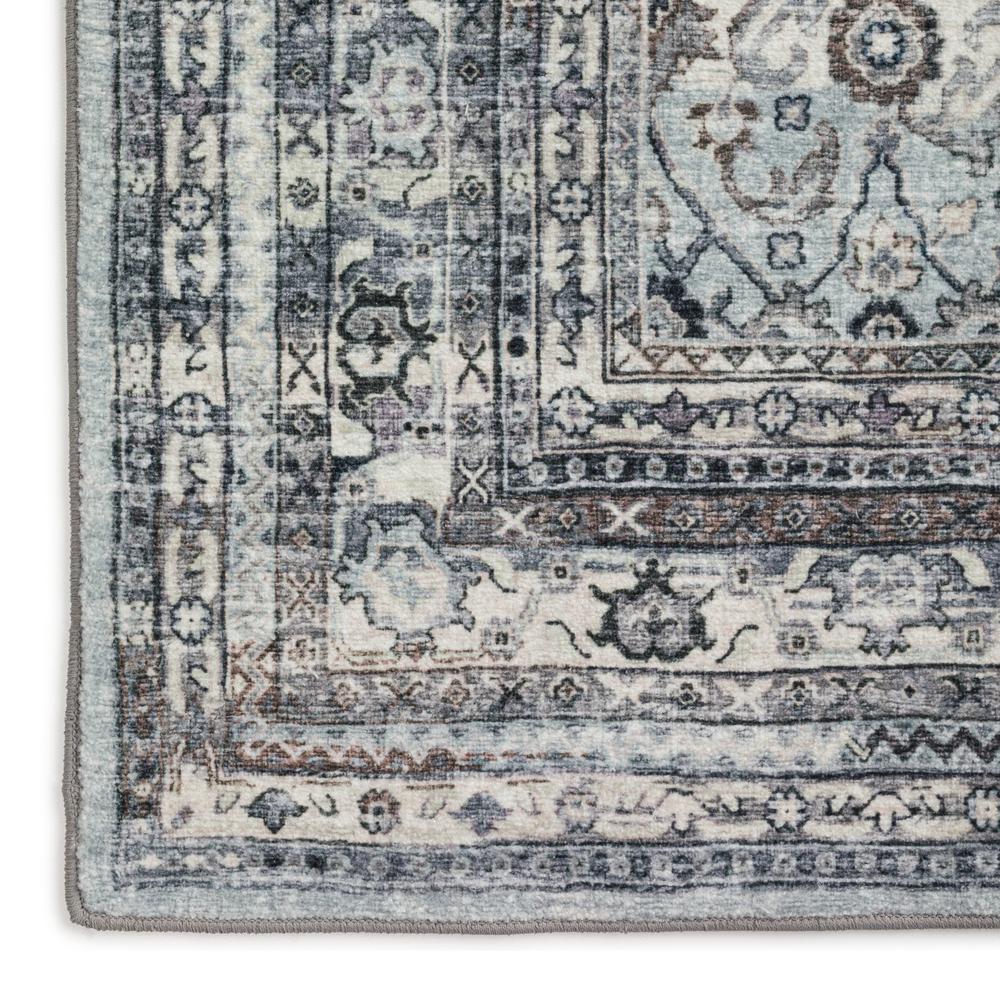Jericho JC7 Pewter 4' x 4' Round Rug. Picture 3