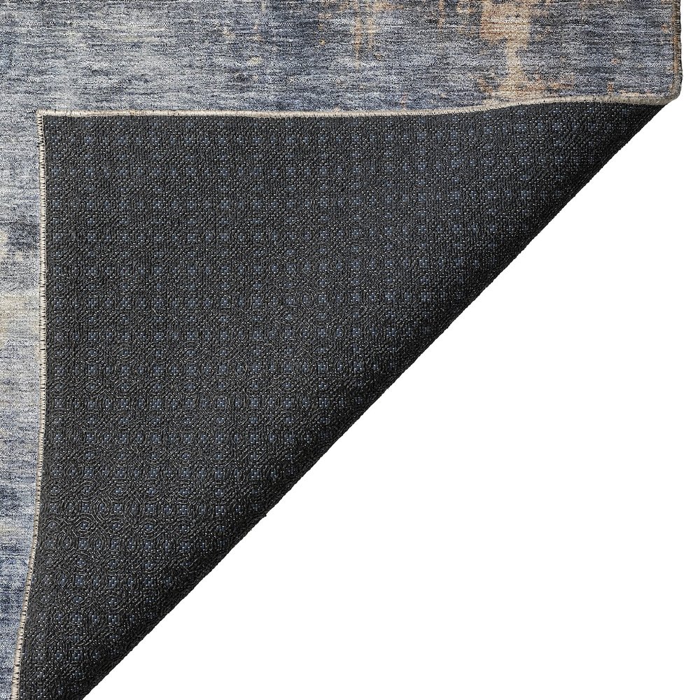 Indoor/Outdoor Nouveau Denim 9' x 12' Rug. Picture 4