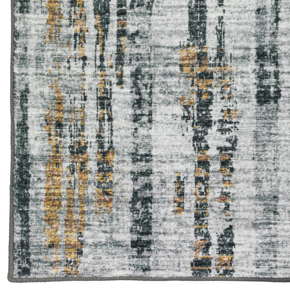 Winslow WL6 Grey 4' x 4' Round Rug. Picture 3