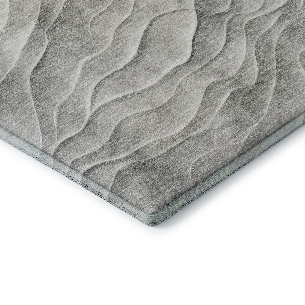 Machine Washable Indoor/Outdoor Pacifica Taupe 9' x 12' Rug. Picture 2