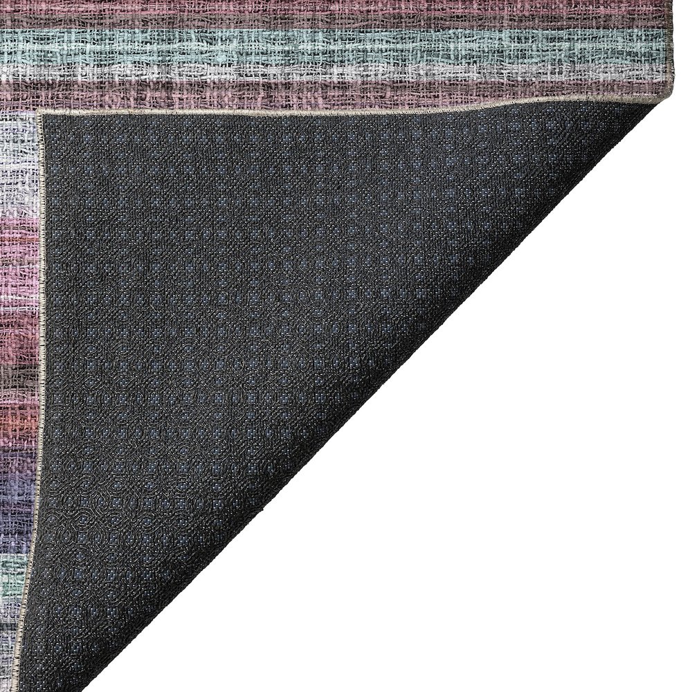 Luxury Washable Indoor/Outdoor Portico Lavender 9' x 12' Rug. Picture 4