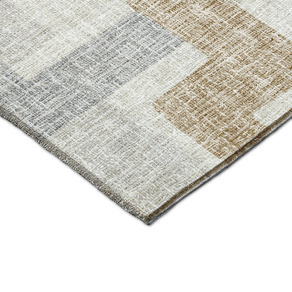 Luxury Washable Indoor/Outdoor Portico Ivory 9' x 12' Rug. Picture 2