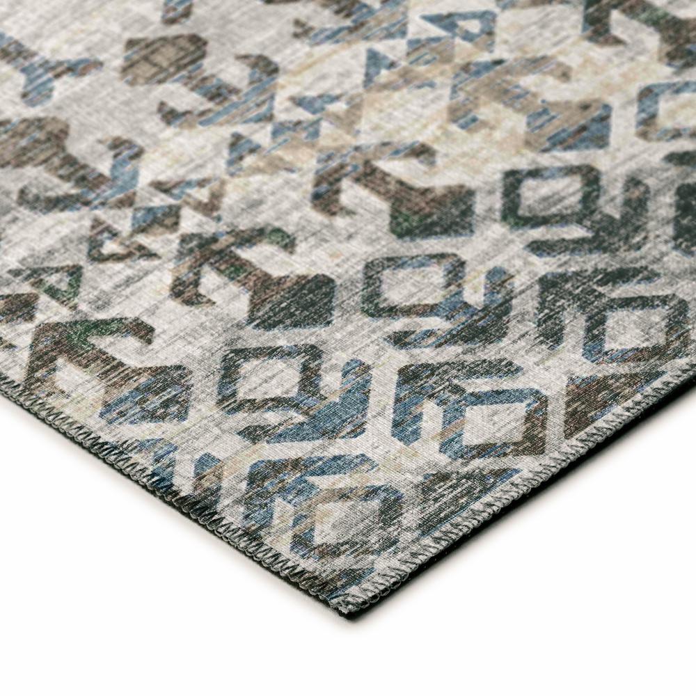 Bravado Ash Transitional Aztec/Incan 8' x 10' Area Rug Ash ABV38. Picture 3