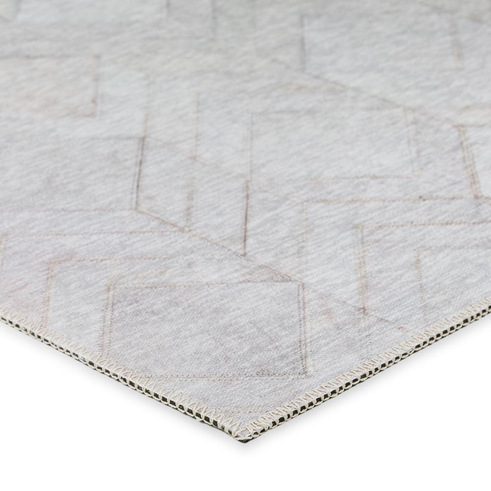 Laredo Ivory Animal Patchwork 8' x 10' Area Rug Ivory ALR35. Picture 3