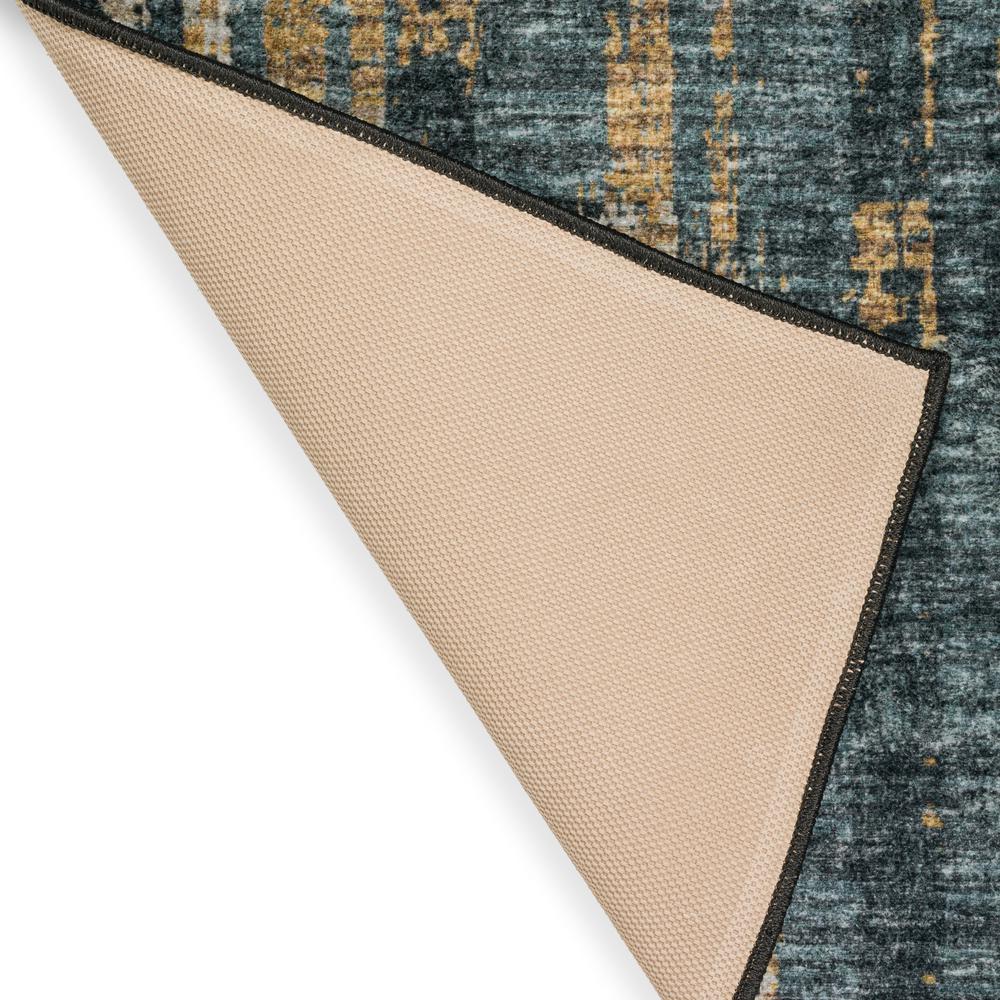 Winslow WL6 Charcoal 4' x 4' Round Rug. Picture 5