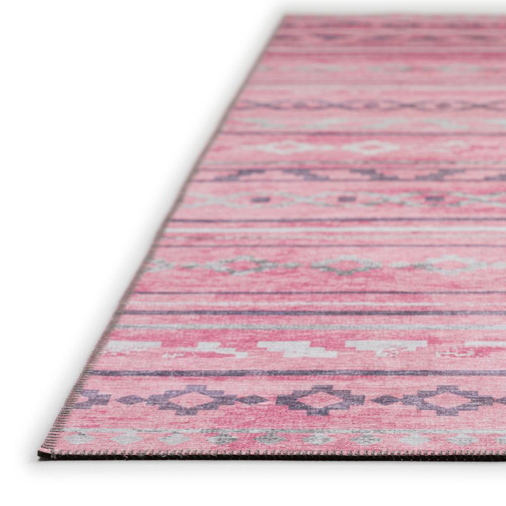 Yuma Pink Bohemian Southwest 8' x 10' Area Rug Pink AYU40. Picture 3