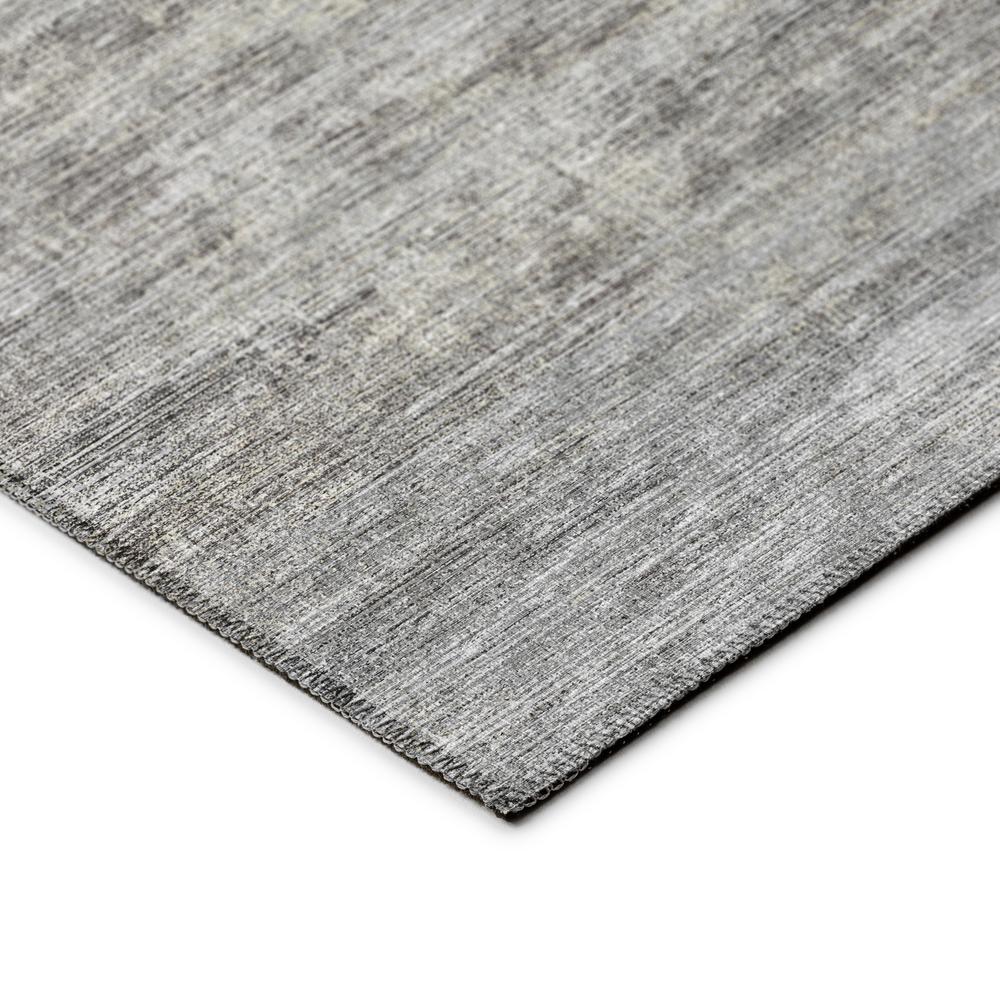 Marston Silver Transitional Striped 8' x 10' Area Rug Silver AMA31. Picture 3