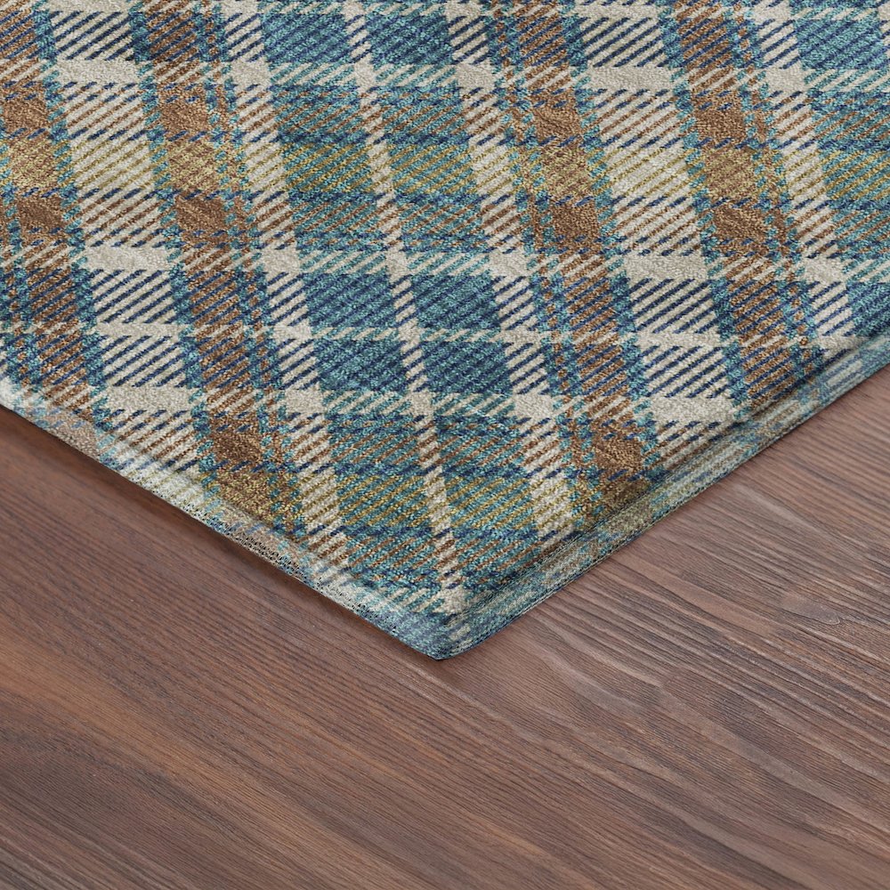Luxury Washable Indoor/Outdoor Soft Essentials SE3 Multi 9' x 12' Rug. Picture 2