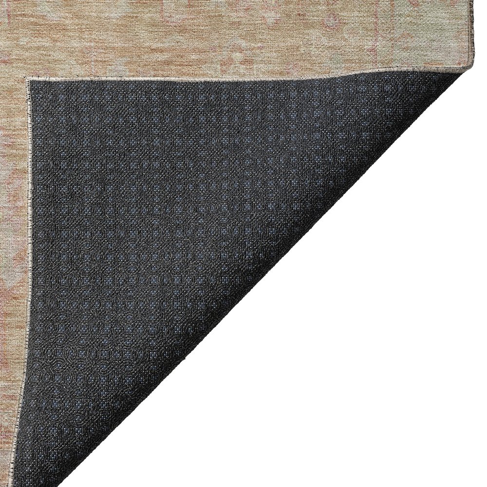 Luxury Washable Indoor/Outdoor Solace Coral 9' x 12' Rug. Picture 4