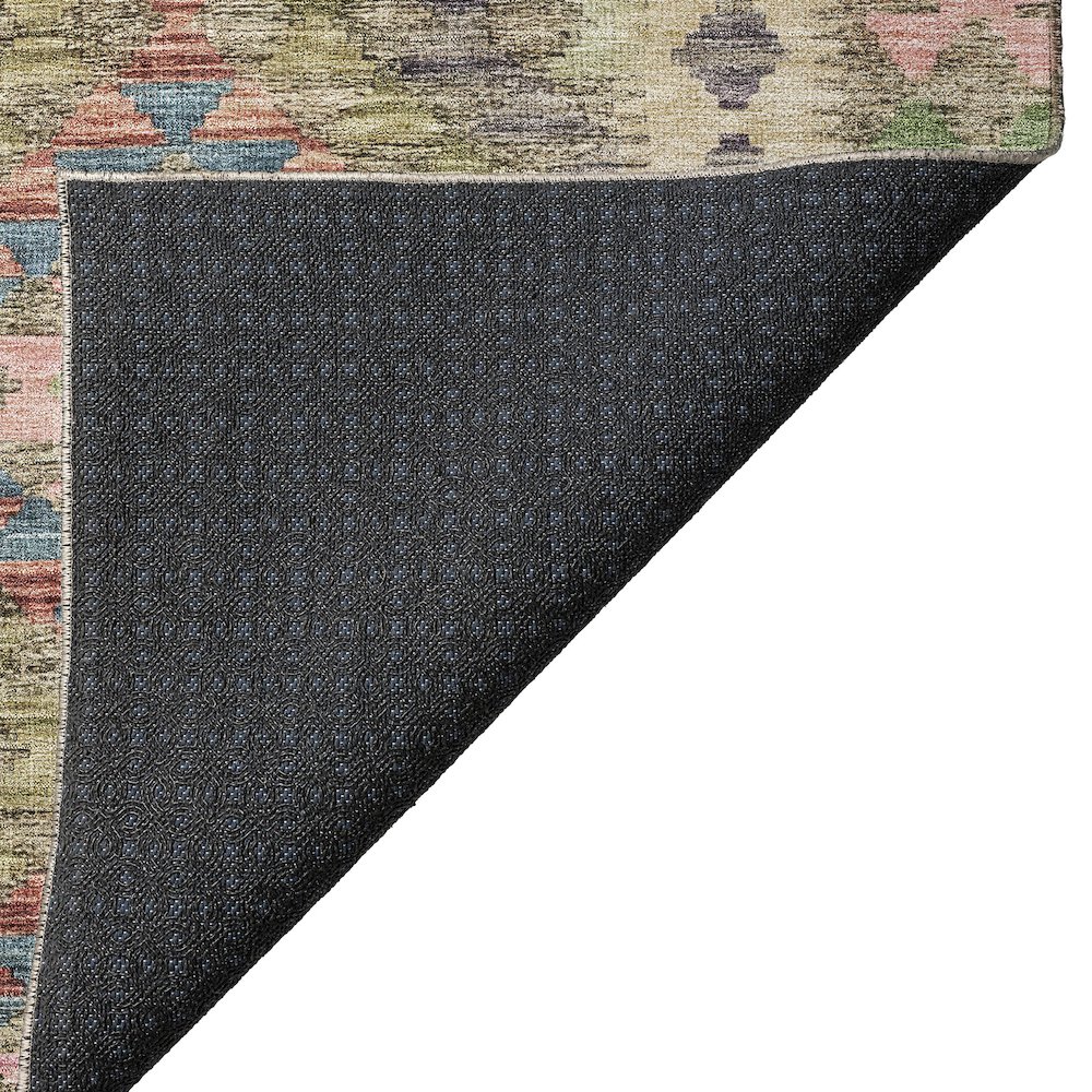 Luxury Washable Indoor/Outdoor Solace Green 9' x 12' Rug. Picture 4