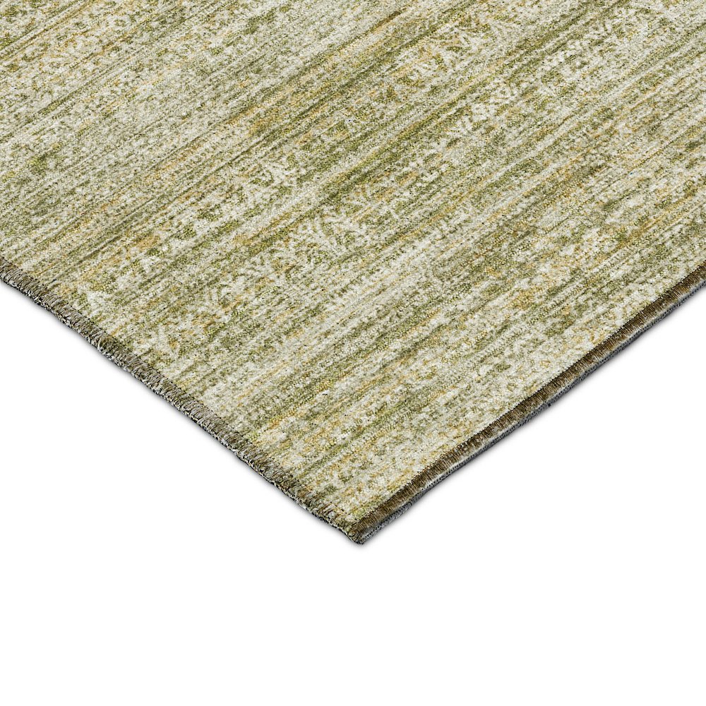 Luxury Washable Indoor/Outdoor Solace Aloe 9' x 12' Rug. Picture 2