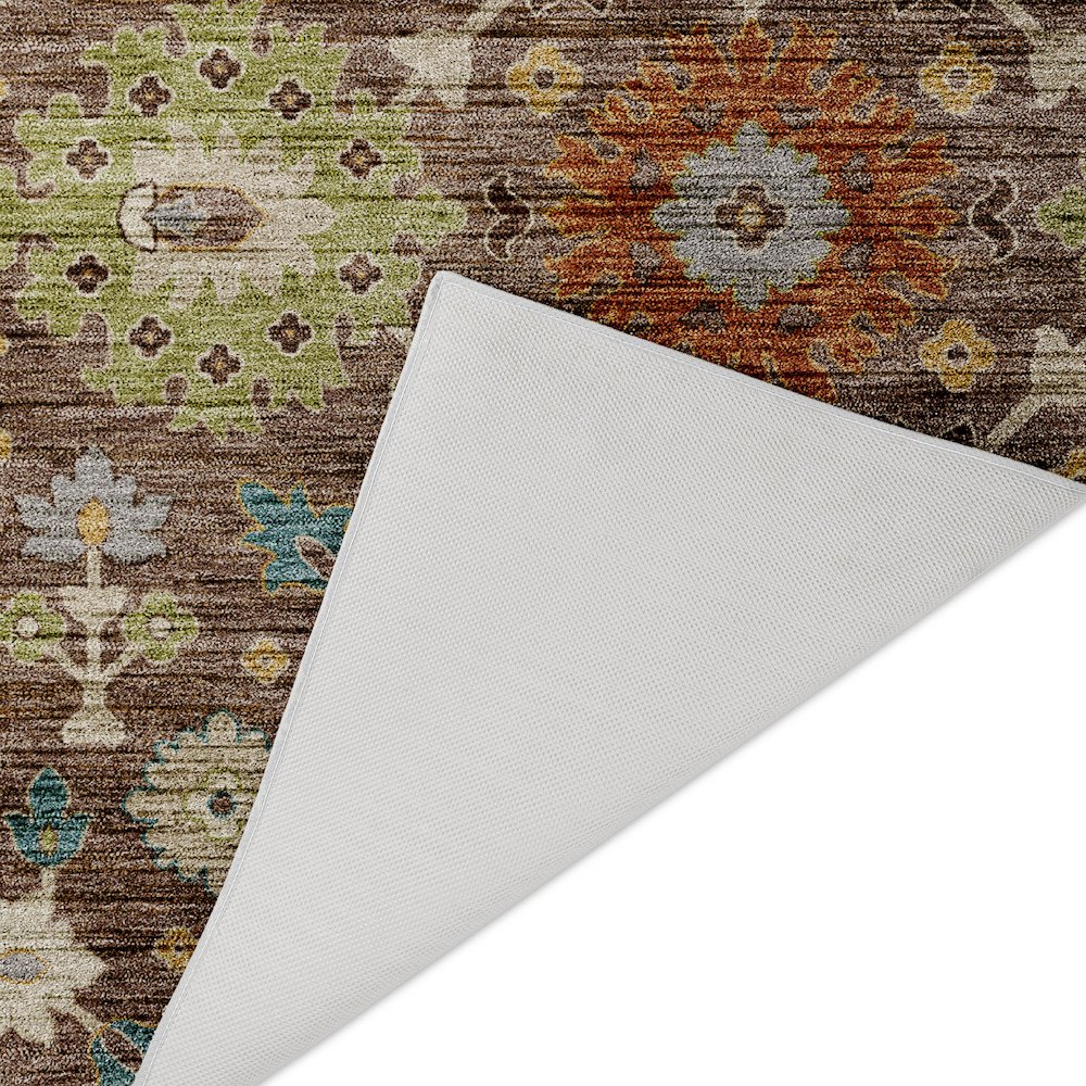 Indoor/Outdoor Silk Road Mocha 8' x 10' Rug. Picture 4