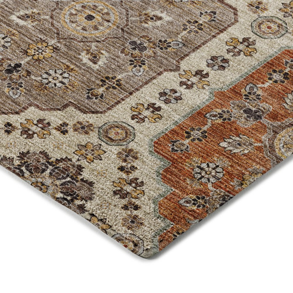Indoor/Outdoor Silk Road Linen 8' x 10' Rug. Picture 2