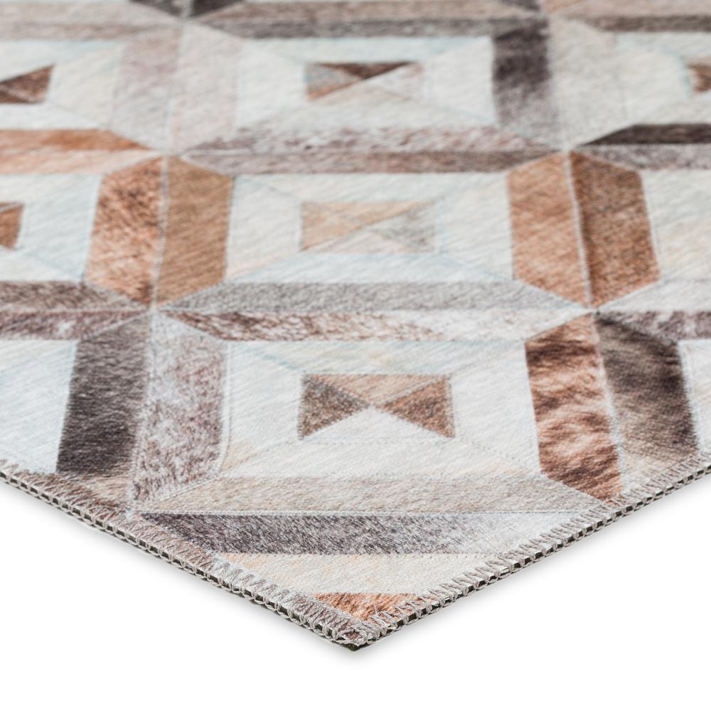 Laredo Gray Animal Patchwork 8' x 10' Area Rug Gray ALR37. Picture 3