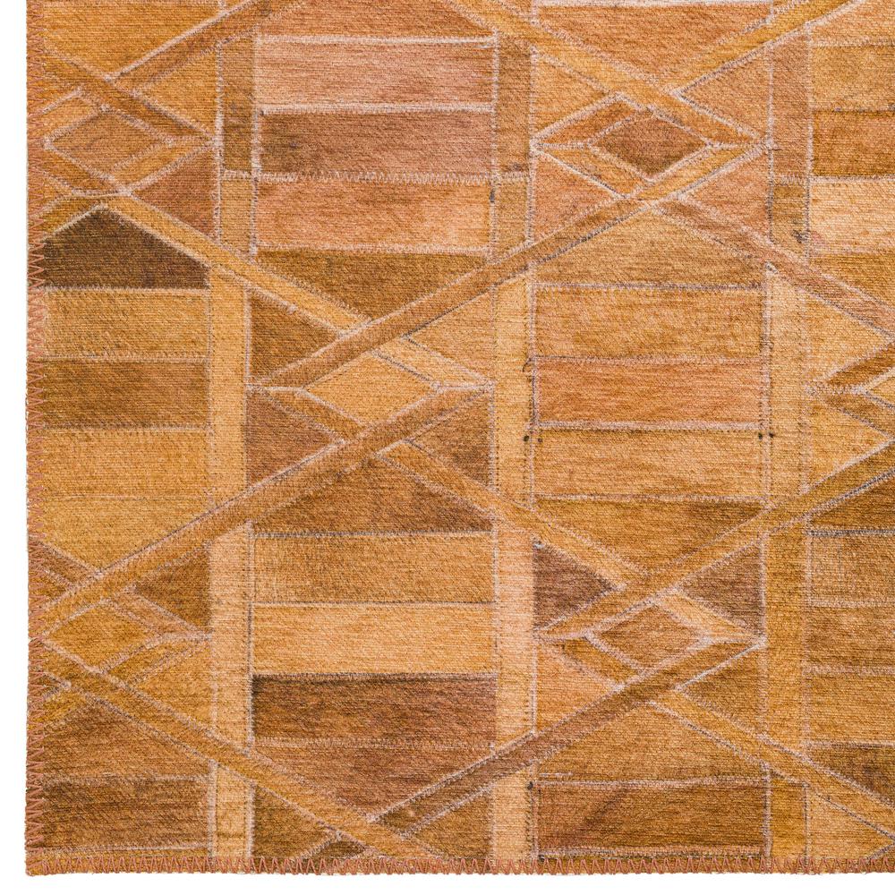 Laredo Brown Animal Patchwork 8' x 10' Area Rug Brown ALR34. Picture 2
